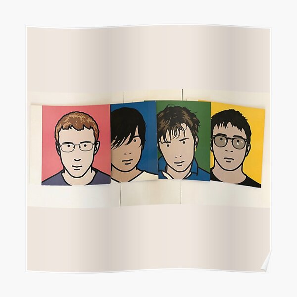 Blur Band Poster RB1608 product Offical blur Merch