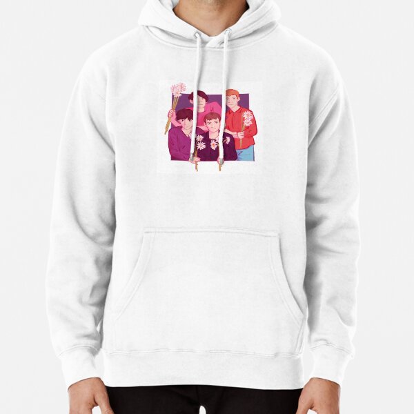 Blur with flowers Pullover Hoodie RB1608 product Offical blur Merch