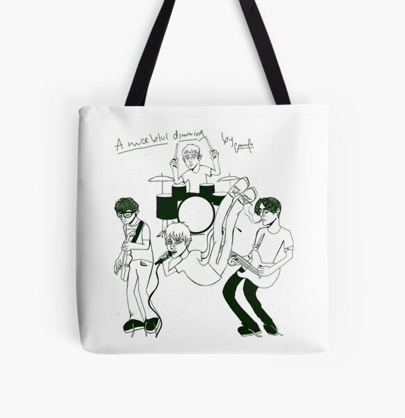 A nice Blur drawing by Camila González All Over Print Tote Bag RB1608 product Offical blur Merch