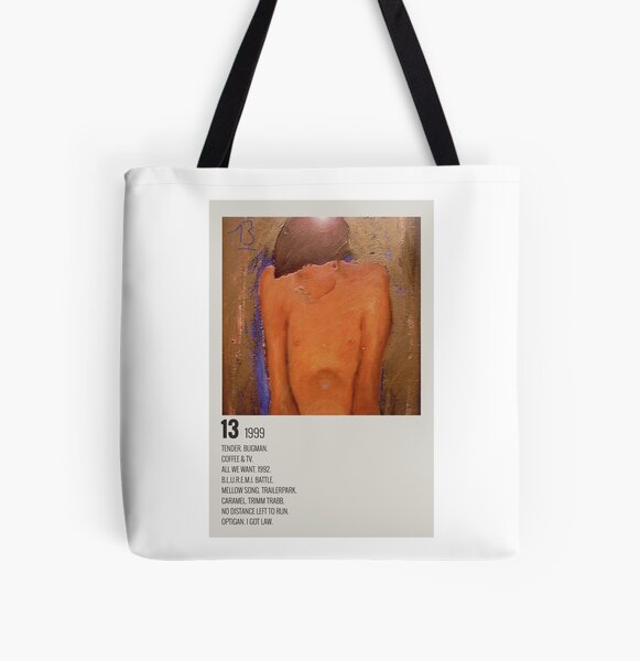 Minimalist Album Blur - 13 1999 All Over Print Tote Bag RB1608 product Offical blur Merch