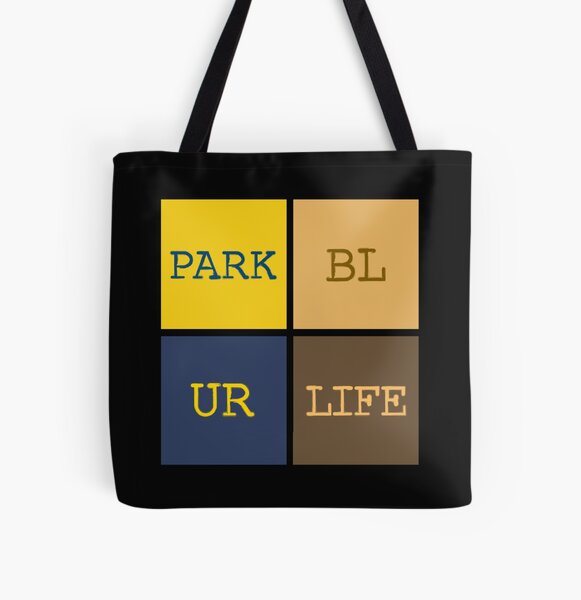 Blur band parklife squares design All Over Print Tote Bag RB1608 product Offical blur Merch
