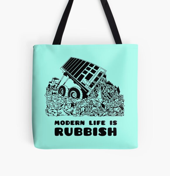 Blur - Modern Life is Rubbish All Over Print Tote Bag RB1608 product Offical blur Merch