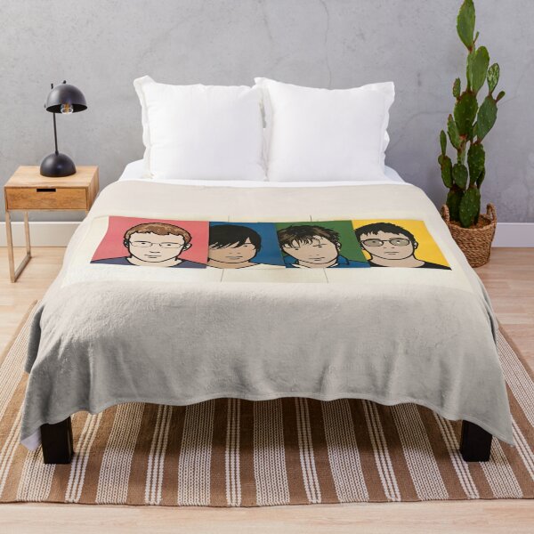 Blur Band Throw Blanket RB1608 product Offical blur Merch