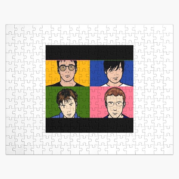 Blur logo design British rock band founded in Colchester batang wangi Jigsaw Puzzle RB1608 product Offical blur Merch